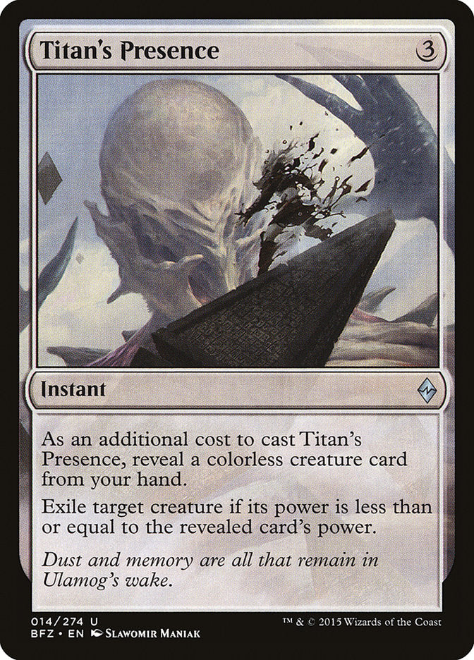 Titan's Presence (14) (BFZ)