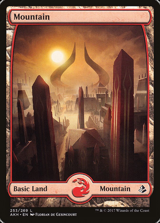Mountain (253) - Full Art (253) (AKH)