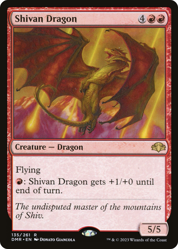 Shivan Dragon (135) (DMR)