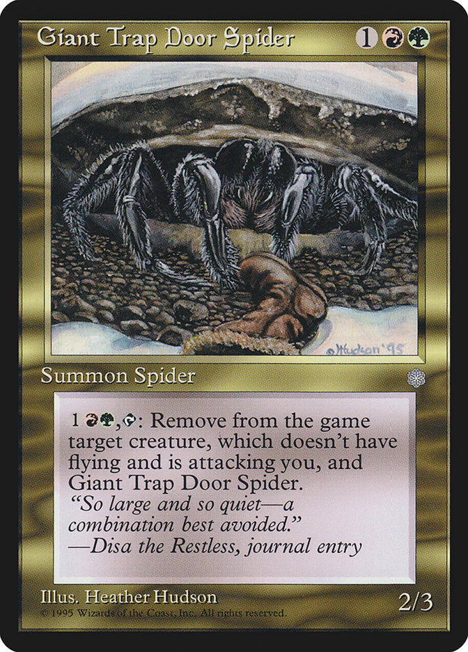 Giant Trap Door Spider (ICE)