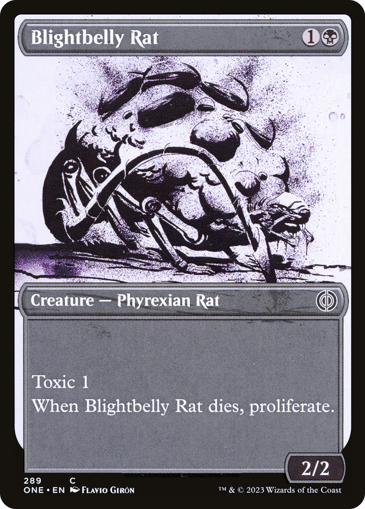Blightbelly Rat (Showcase) (289) (ONE)