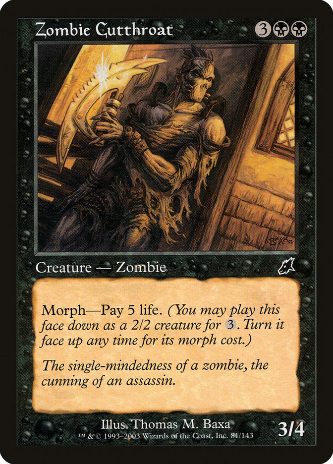 Zombie Cutthroat (81) (SCG)