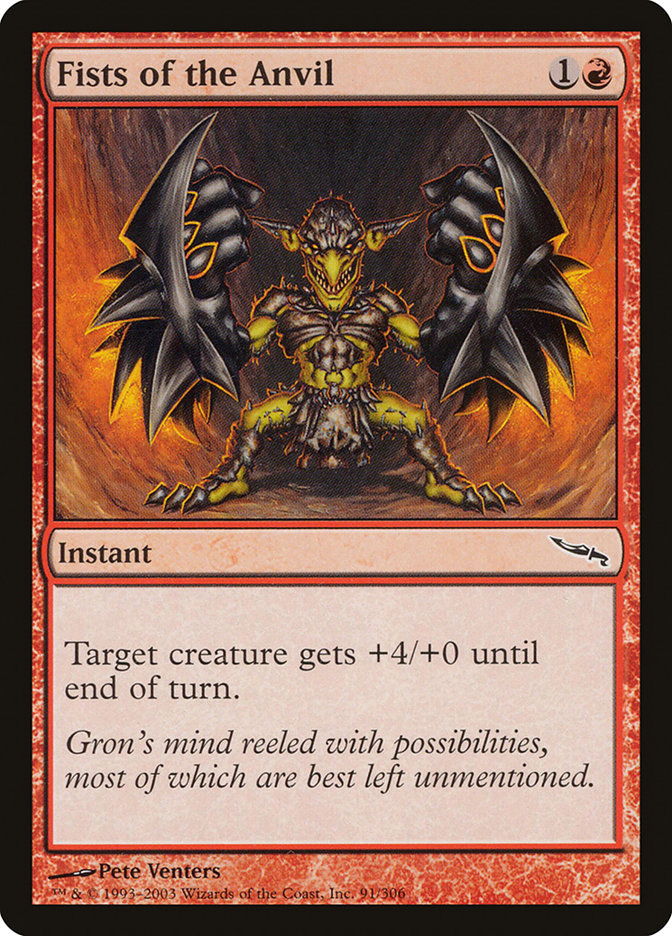 Fists of the Anvil (91) (MRD)