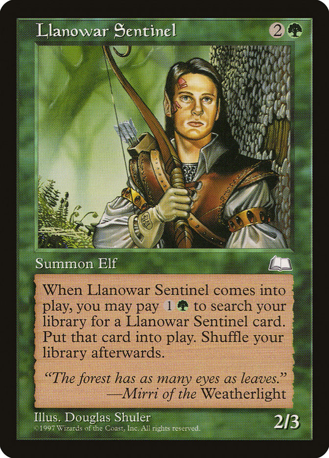 Llanowar Sentinel (WTH)