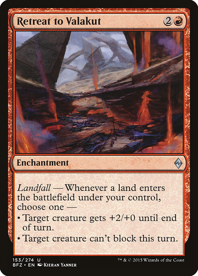 Retreat to Valakut (153) (BFZ)