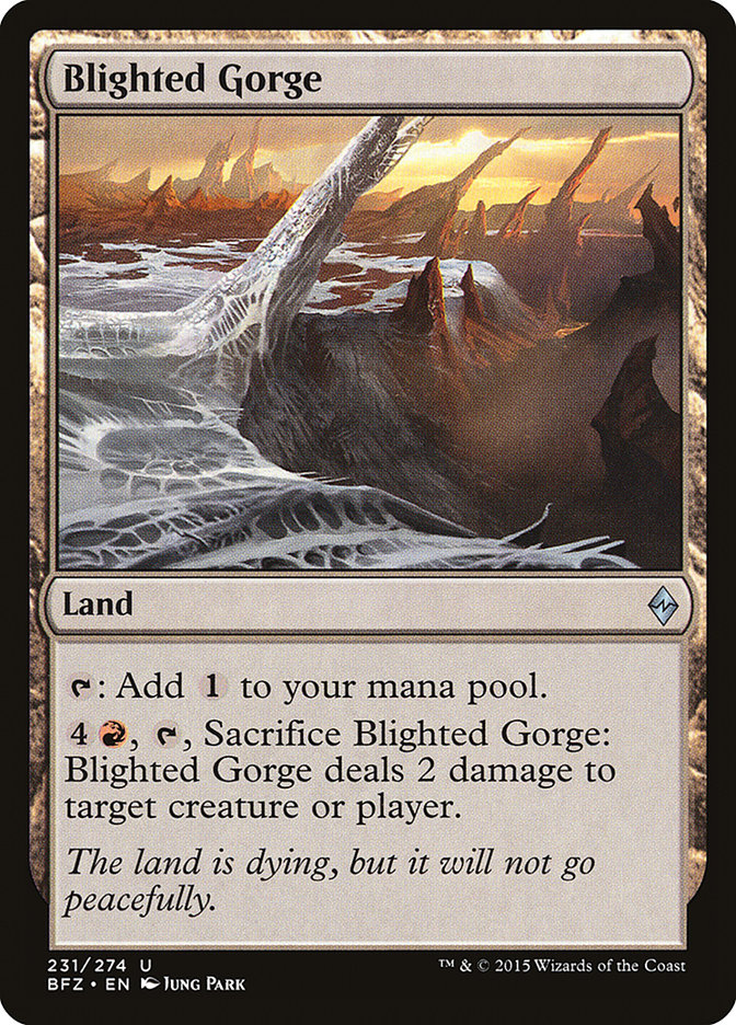 Blighted Gorge (231) (BFZ)