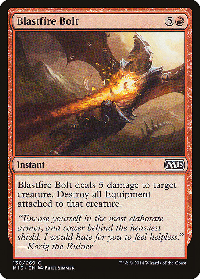 Blastfire Bolt (130) (M15)