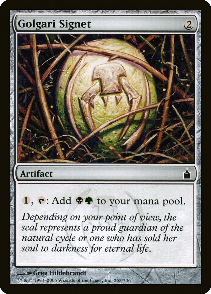 Golgari Signet (262) (RAV)