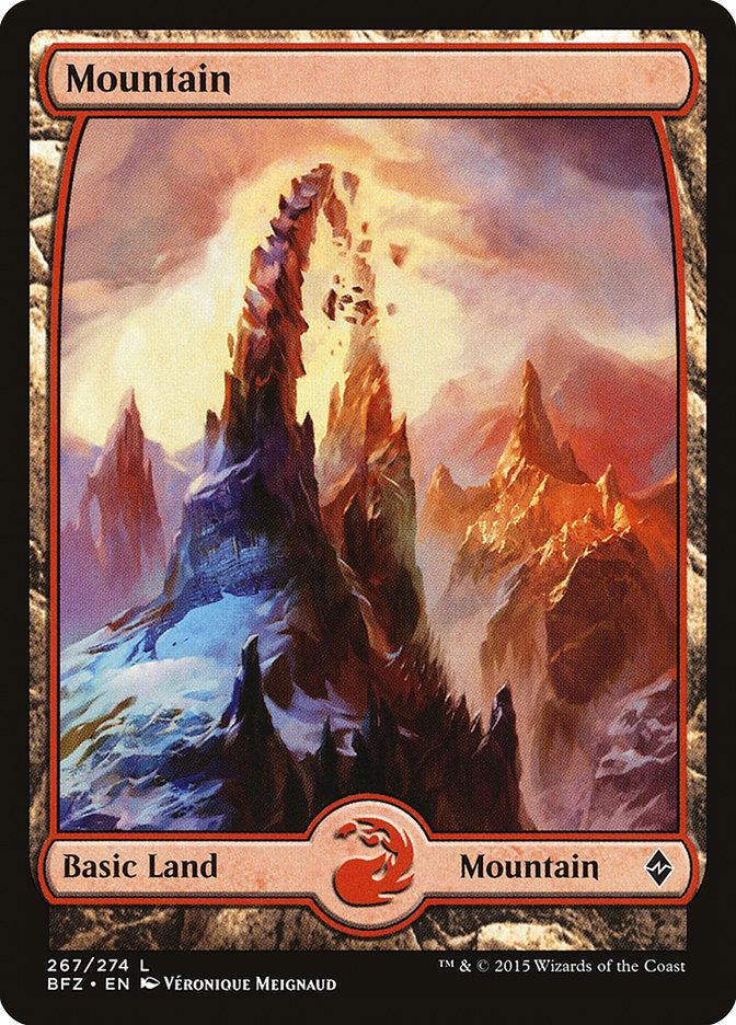 Mountain (267) - Full Art (267) (BFZ)