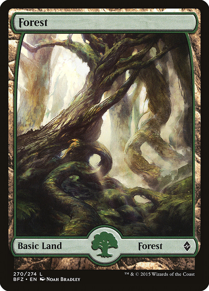 Forest (270) - Full Art (270) (BFZ)