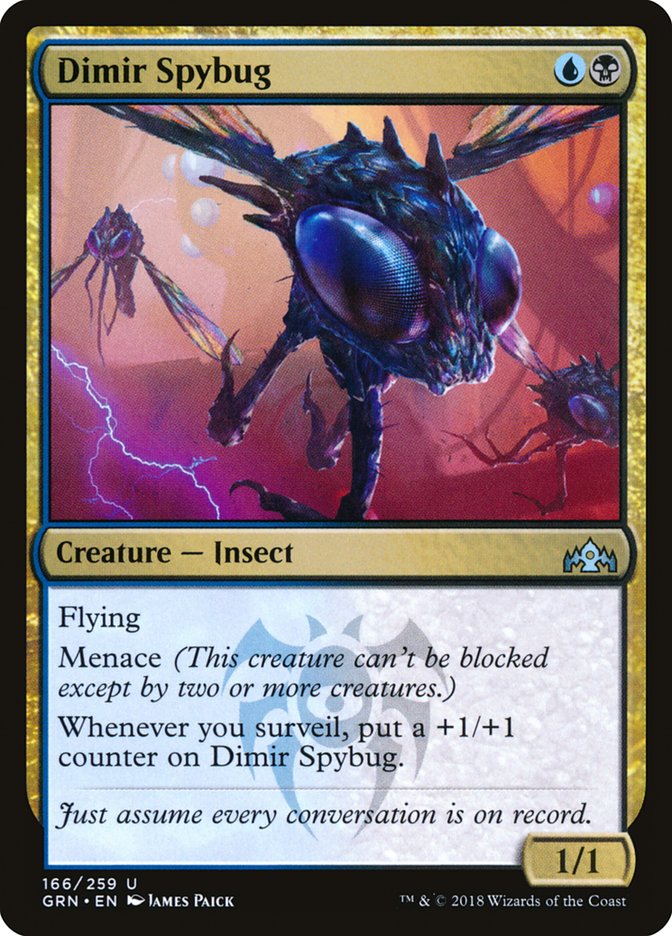 Dimir Spybug (166) (GRN)