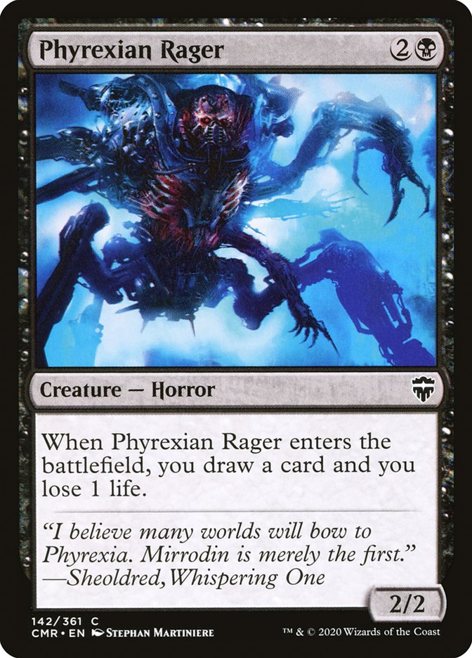 Phyrexian Rager (142) (CMR)