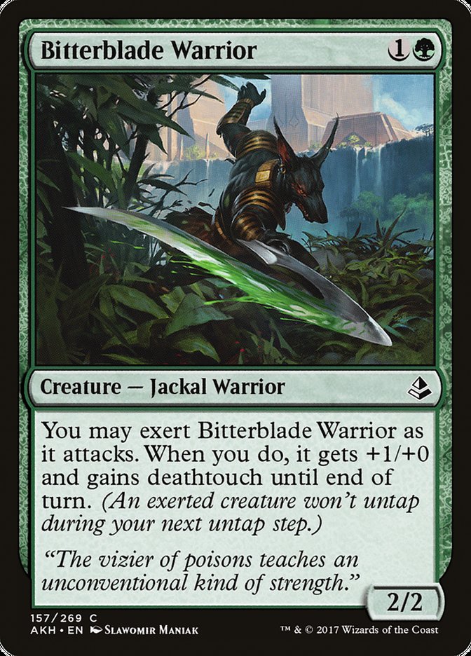Bitterblade Warrior (157) (AKH)