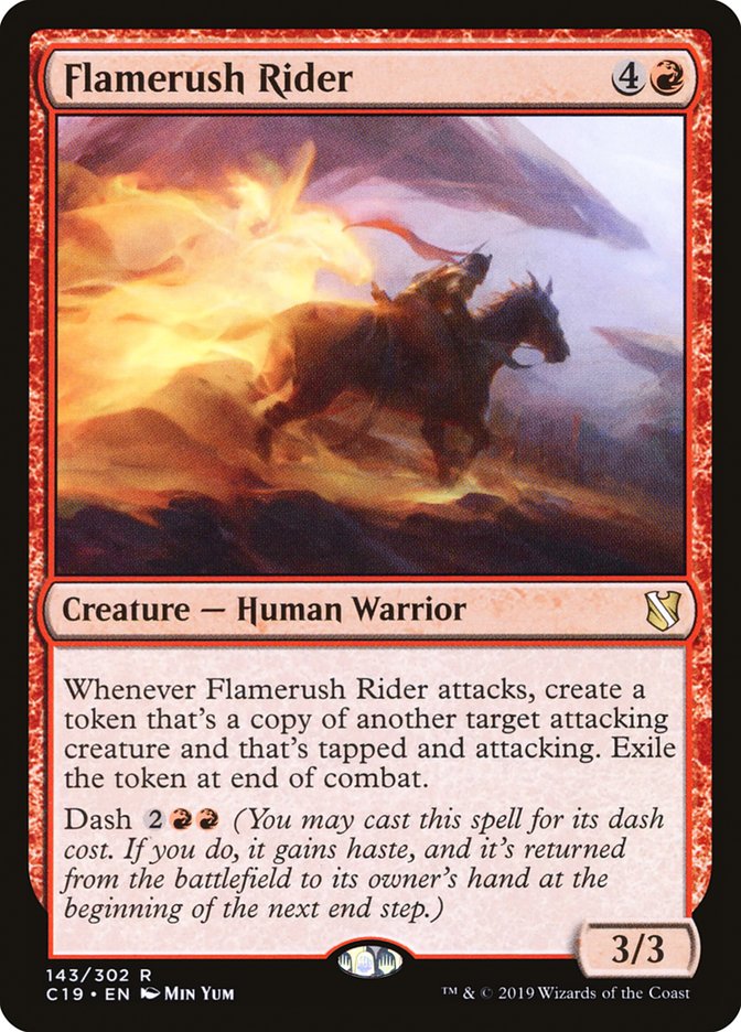 Flamerush Rider (143) (C19)