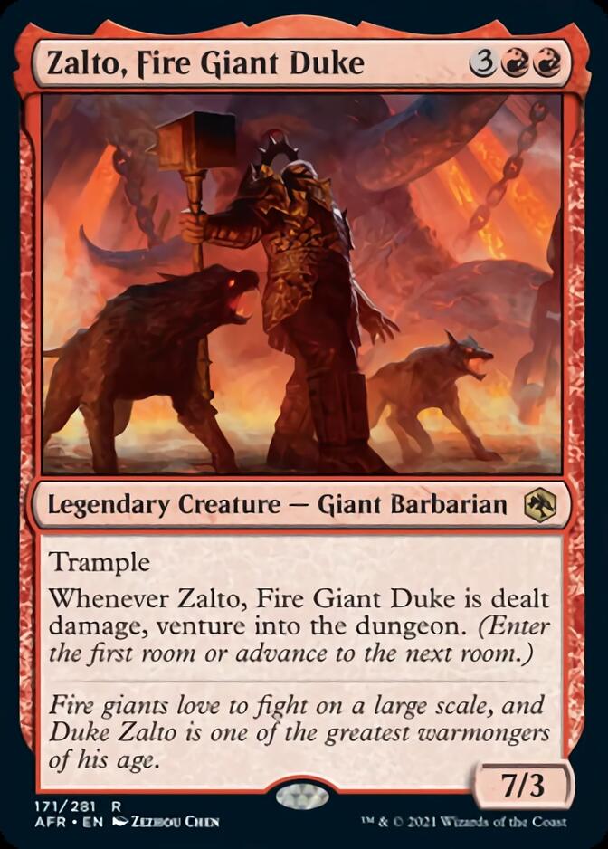 Zalto, Fire Giant Duke (171) (AFR)