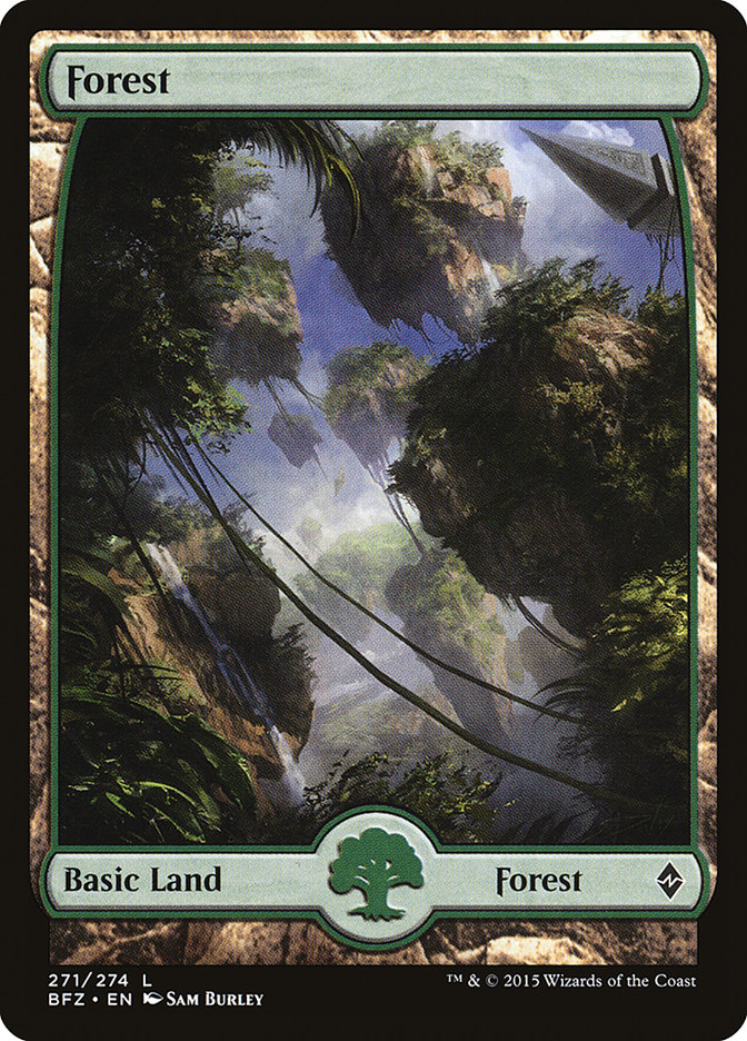 Forest (271) - Full Art (271) (BFZ)
