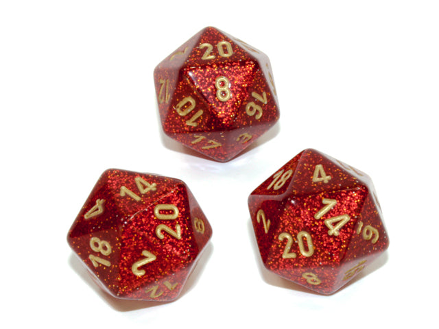 Chessex: Glitter Polyhedral Dice sets