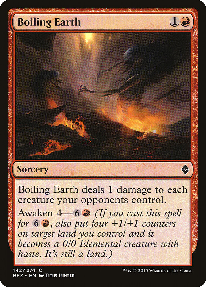 Boiling Earth (142) (BFZ)