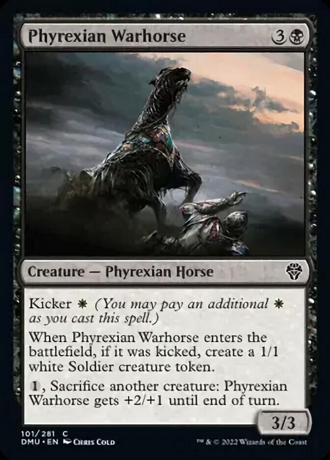 Phyrexian Warhorse (101) (DMU)