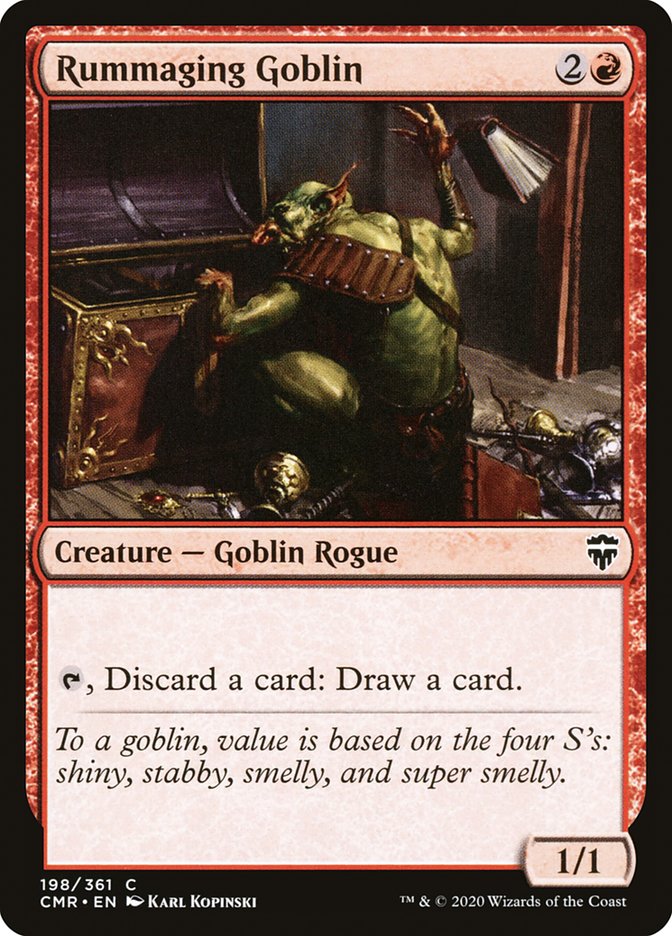 Rummaging Goblin (198) (CMR)