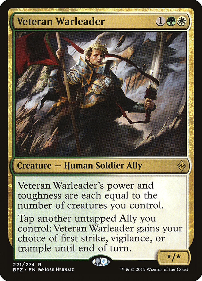 Veteran Warleader (221) (BFZ)