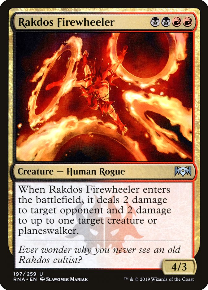 Rakdos Firewheeler (197) (RNA)