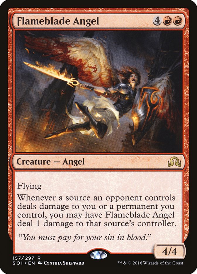 Flameblade Angel (157) (SOI)