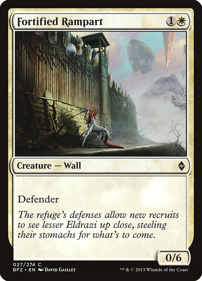 Fortified Rampart (27) (BFZ)