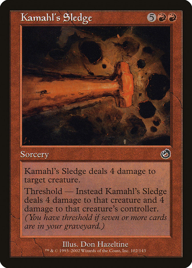 Kamahl's Sledge (102) (TOR)