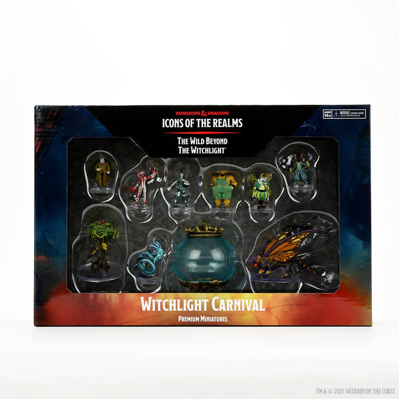 D&D ICONS OF THE REALMS MINIATURES: THE WILD BEYOND THE WITCHLIGHT: WITCHLIGHT CARNIVAL PREMIUM SET