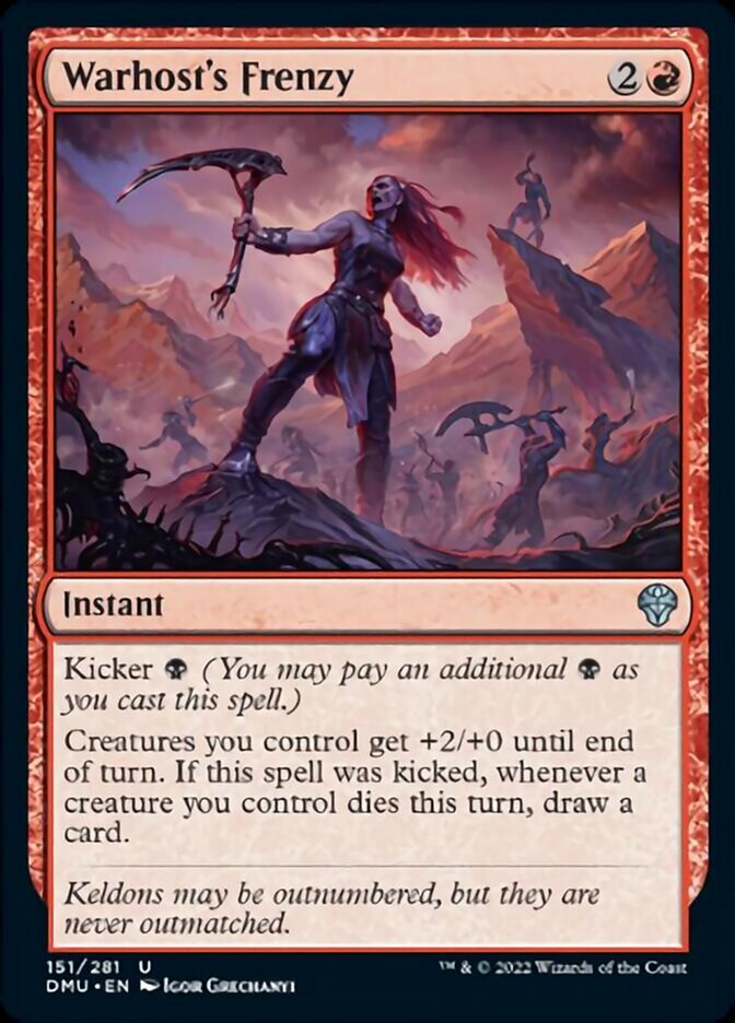 Warhost's Frenzy (151) (DMU)