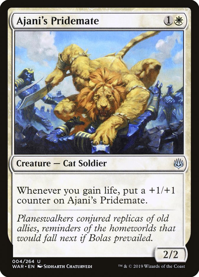 Ajani's Pridemate (4) (WAR)