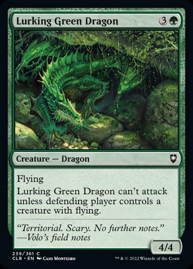 Lurking Green Dragon (239) (CLB)