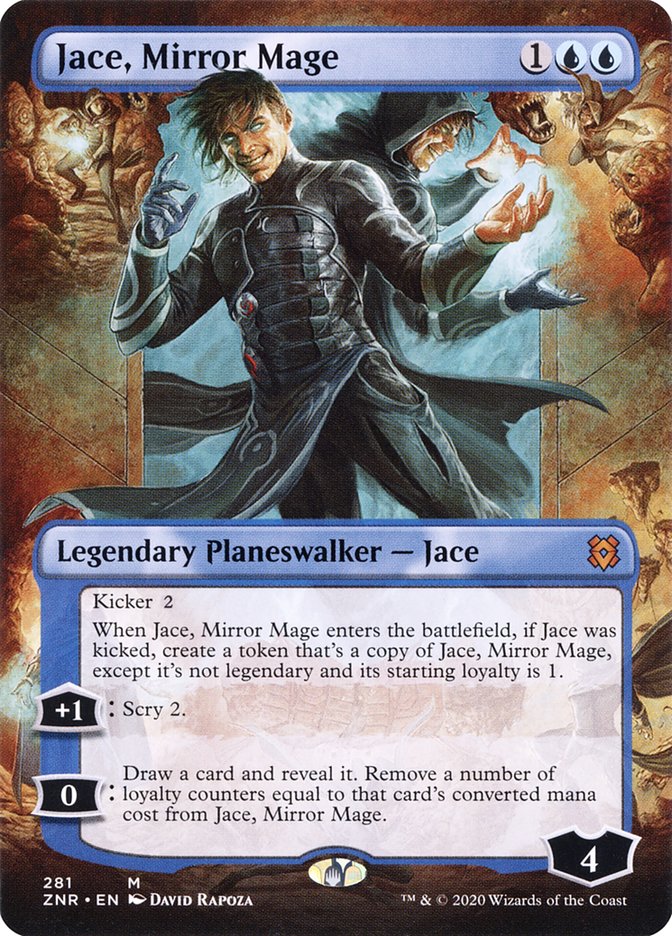 Jace, Mirror Mage (Borderless) (281) (ZNR)