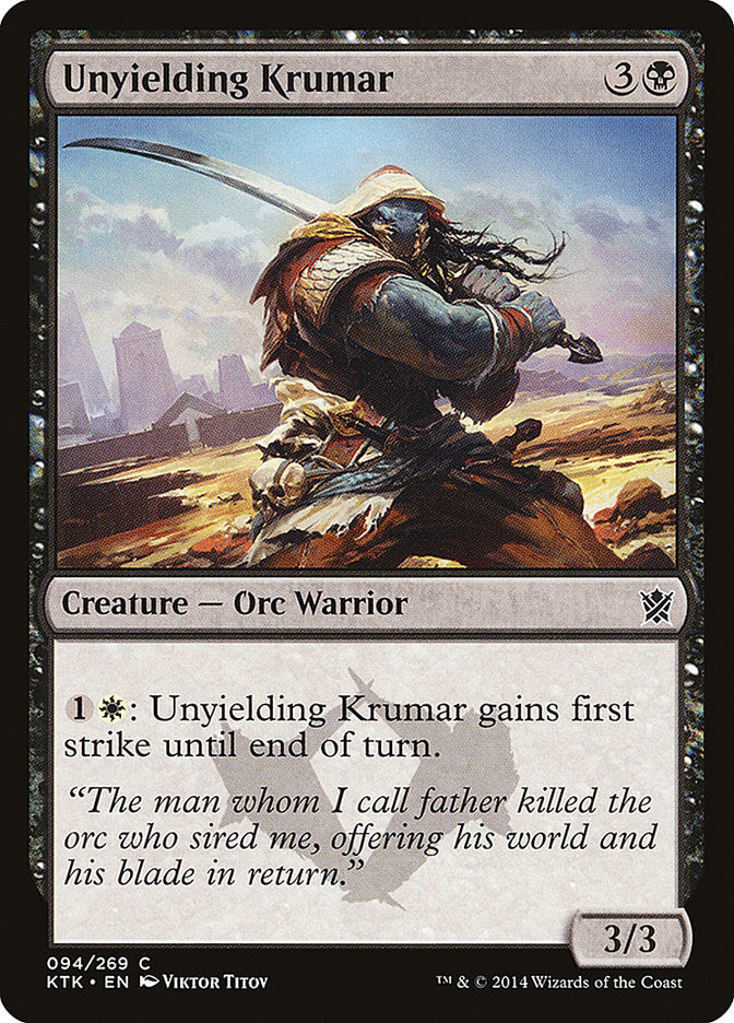 Unyielding Krumar (94) (KTK)
