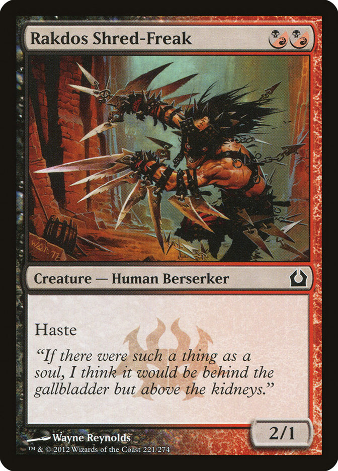 Rakdos Shred-Freak (221) (RTR)