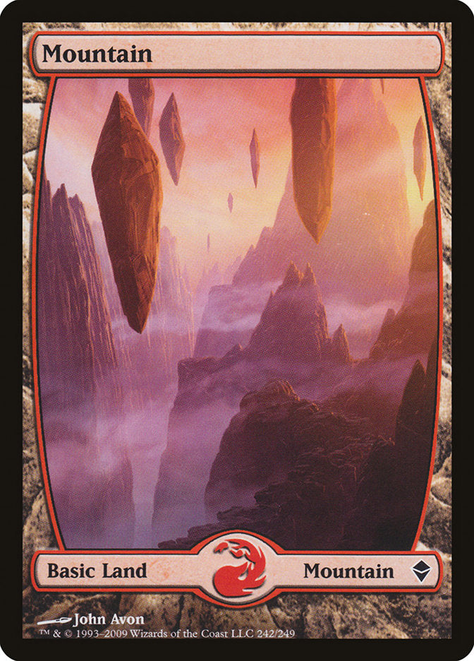 Mountain (242) - Full Art (242) (ZEN)