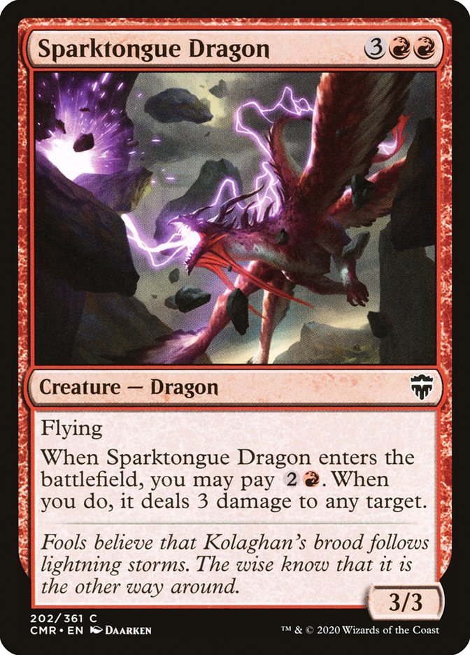 Sparktongue Dragon (202) (CMR)