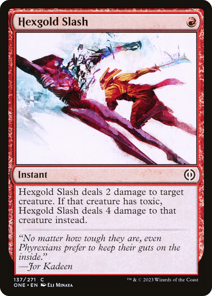 Hexgold Slash (137) (ONE)