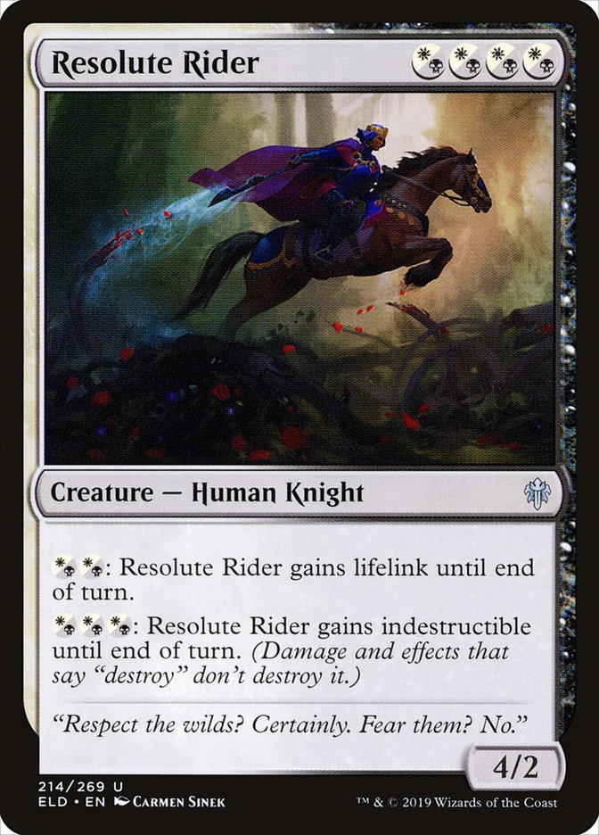 Resolute Rider (214) (ELD)