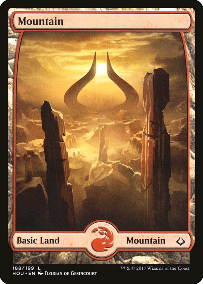 Mountain (188) - Full Art (188) (HOU)
