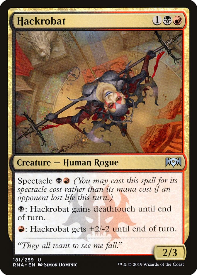 Hackrobat (181) (RNA)