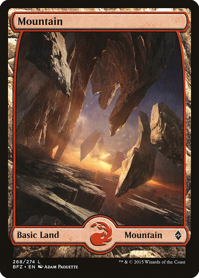 Mountain (268) - Full Art (268) (BFZ)