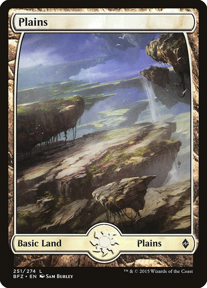 Plains (251) - Full Art (251) (BFZ)