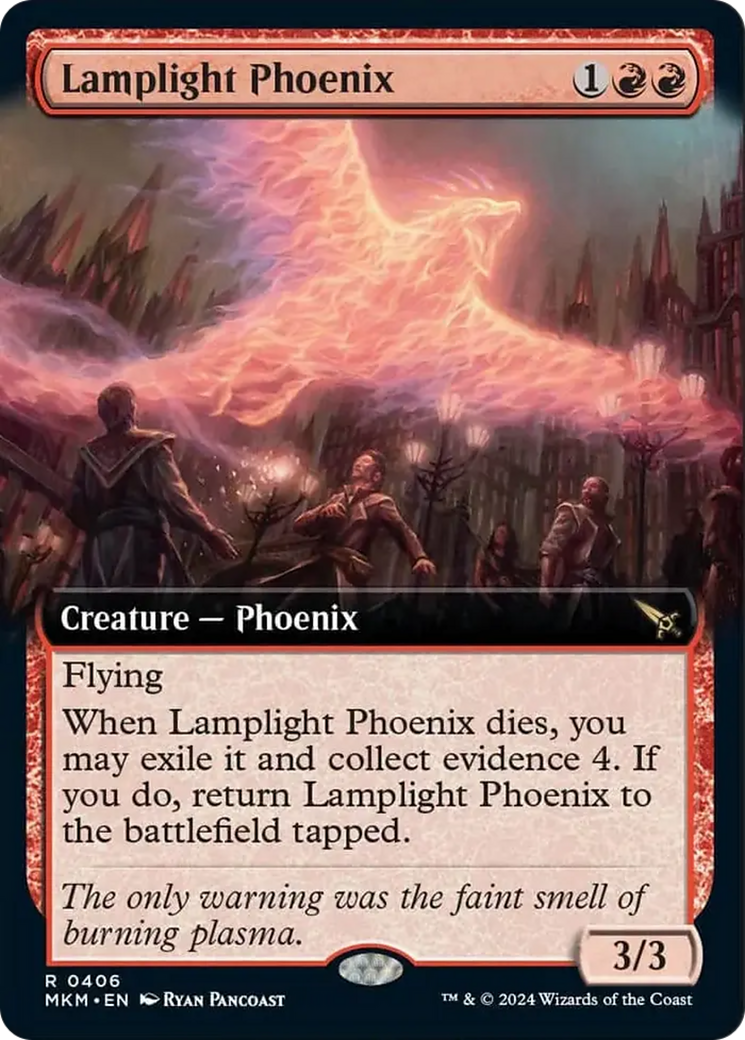 Lamplight Phoenix (Extended Art) (406) (MKM)