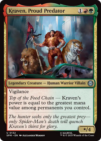 Kraven, Proud Predator (132) (SPM)