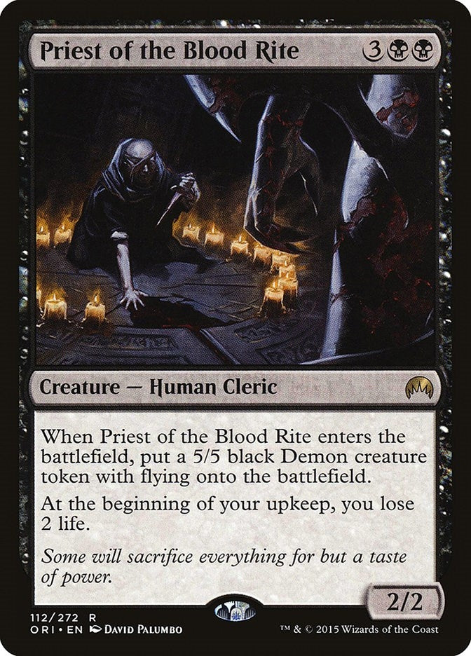 Image for Priest of the Blood Rite (112) (ORI) - Magic: The Gathering