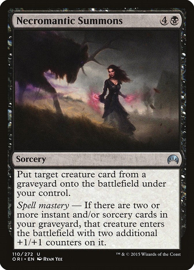 Image for Necromantic Summons (110) (ORI) - Magic: The Gathering