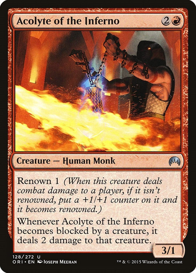 Image for Acolyte of the Inferno (128) (ORI) - Magic: The Gathering