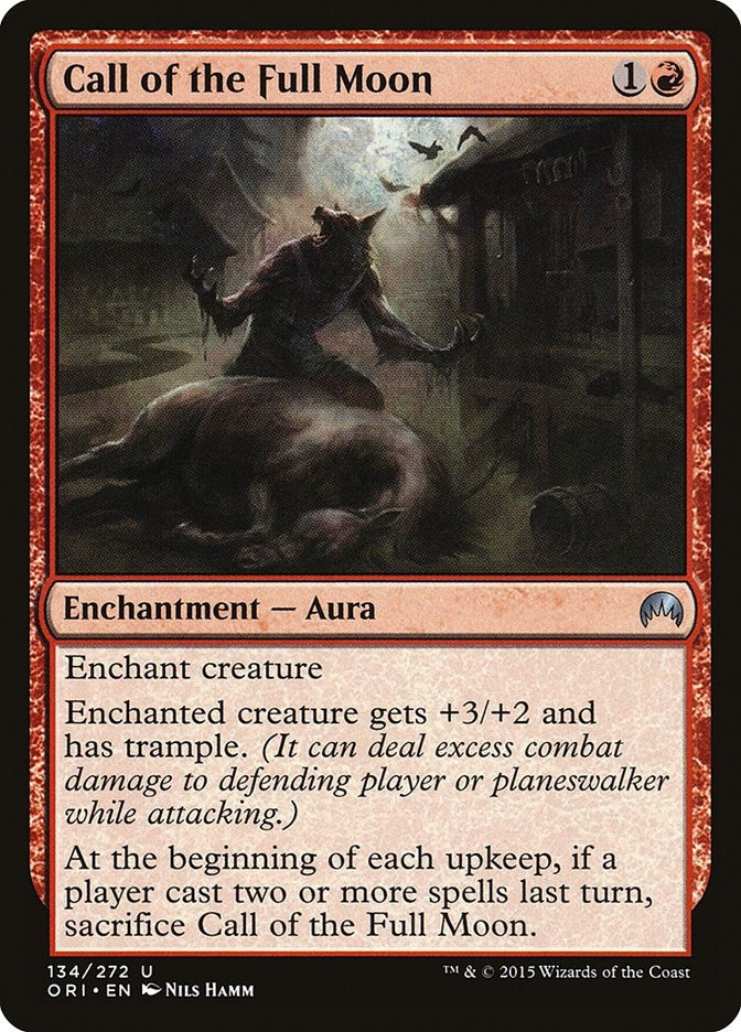 Image for Call of the Full Moon (134) (ORI) - Magic: The Gathering